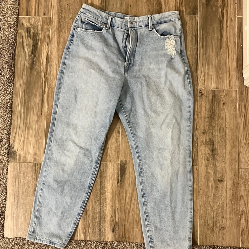 Good American Mom Jeans size 10/30